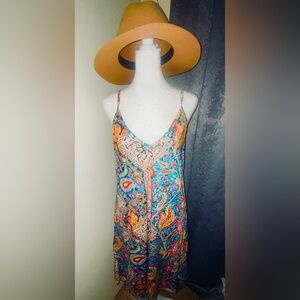 Bohemian Midi Slip Dress 🌺